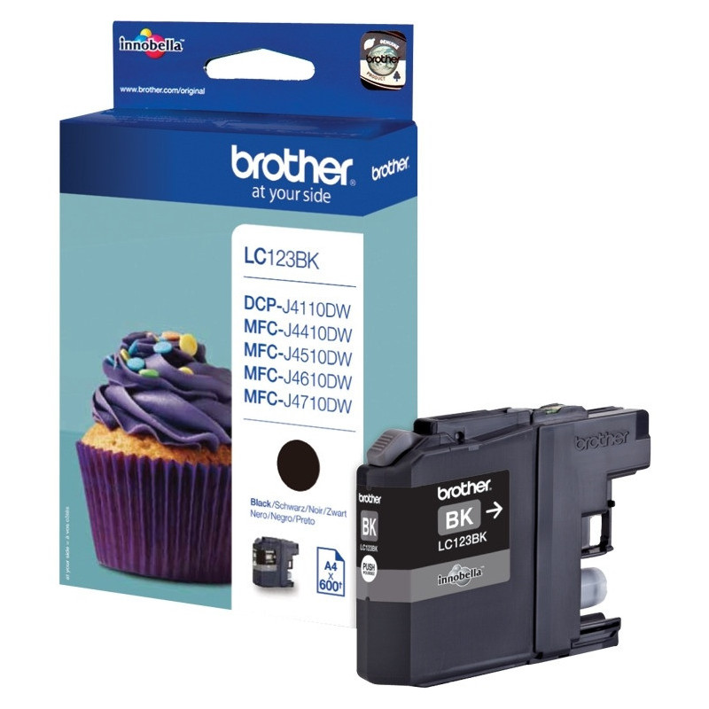 Tusz BROTHER (LC123BK) czarny 600str