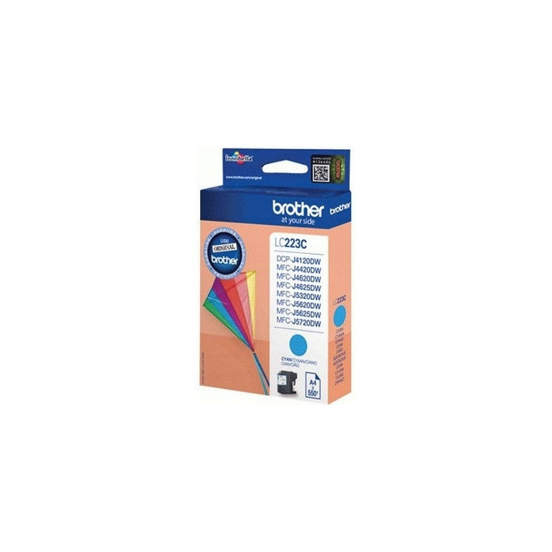 Tusz BROTHER (LC223C) niebieski 550str