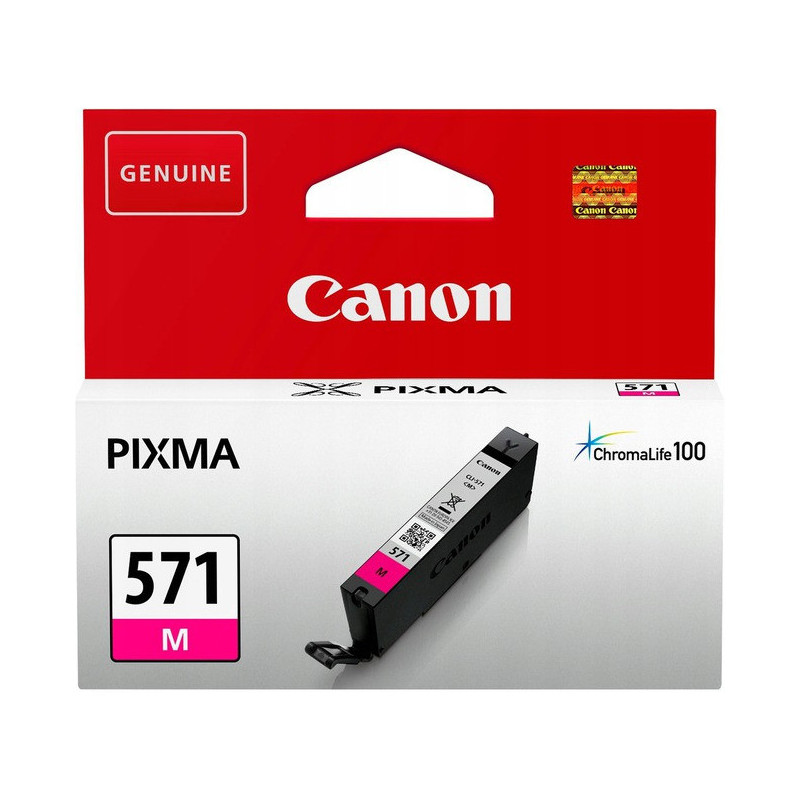 Tusz CANON (CLI-571M/0387C001) purpurowy 297str