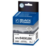 Tusz BLACK POINT (BPH940XLBK) czarny 2400str zamiennik HP (940XL/C4906AE)