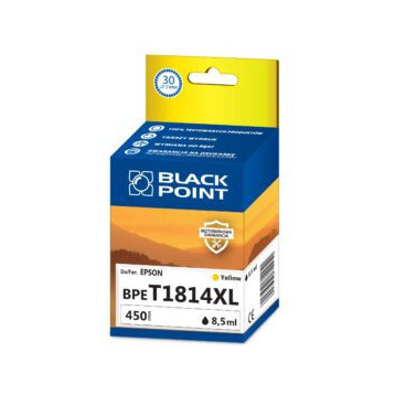 Tusz BLACK POINT (BPET1814XL) żółty 620str zamiennik EPSON (18XL/C13T18144010)