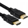 Kabel HDMI - HDMI 1,5m czarny BULK
