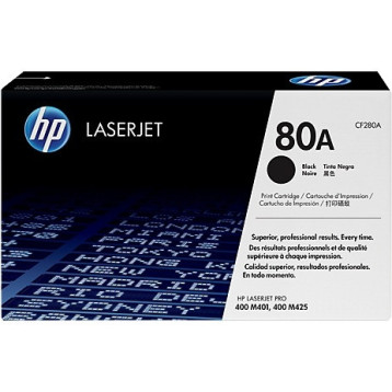 Toner HP 80A (CF280A) czarny 2700str PRO 400 M401/M425DW MFP Toner HP 80A (CF280A) czarny 2700str PRO 400 M401/M425DW MFP