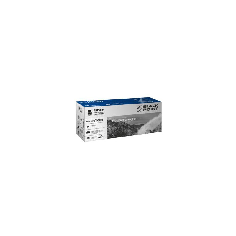 Toner BLACK POINT (LBPPBTN2000) czarny 3000str zamiennik BROTHER (TN-2000)