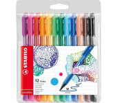 Cienkopis STABILO pointMAX komplet 12szt. 488/12-01