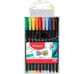 Cienkopis Graph Peps 10 szt etui pud z zaw.749150 MAPED