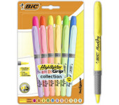 Zakreślacz HIGHLIGHTER GRIP 6x pastel, 6x neon 992562 BIC