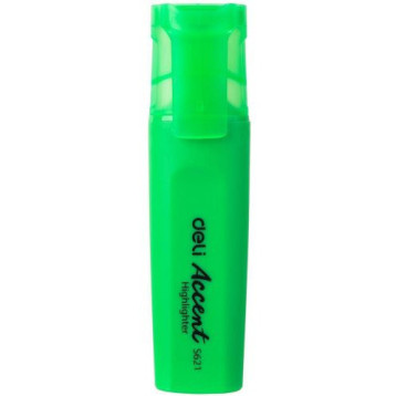 Zakreślacz 1-5mm ACCENT zielony ES621 GREEN DELI Zakreślacz 1-5mm ACCENT zielony ES621 GREEN DELI