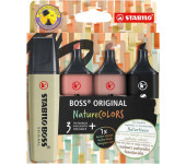 Zakreślacz BOSS ORIGINAL Nature COLOURS 70/4-2-3 mix 4kolory