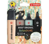 Zakreślacz BOSS ORIGINAL Nature COLOURS 70/4-2-5 mix 4kolory