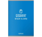 Zeszyt szkolny przedmiotowy A5 60 kartek w kratkę 70g GEOGRAFIA 9577354 HERLITZ
