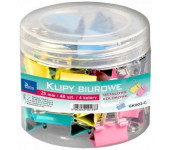 Klipy kolorowe 25mm 48szt. GK002-C TETIS