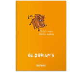 Zeszyt szkolny przedmiotowy A5 60 kartek w kratkę 70g GEOGRAFIA 9500042 HERLITZ