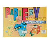 Zeszyt papierów kolorowych samoprzylepnych C4 POLIGRAF