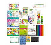 Zestaw wyprawka szkolna PREMIUM KIDS HA 3SET BTS4 HAPPY COLOR