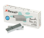 Zszywki nr.25 (4mm) 1500szt. R05020 REXEL BAMBI