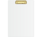 Deska z klipem Clipboard A4 biała (złoty mechanizm) KHG-01-10 BIURFOL
