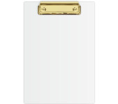 Deska z klipem Clipboard A5 biała (złoty mechanizm) KHG-00-10 BIURFOL