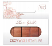 Zszywki 24/6 ROSE GOLD 1000szt. INTERDRUK