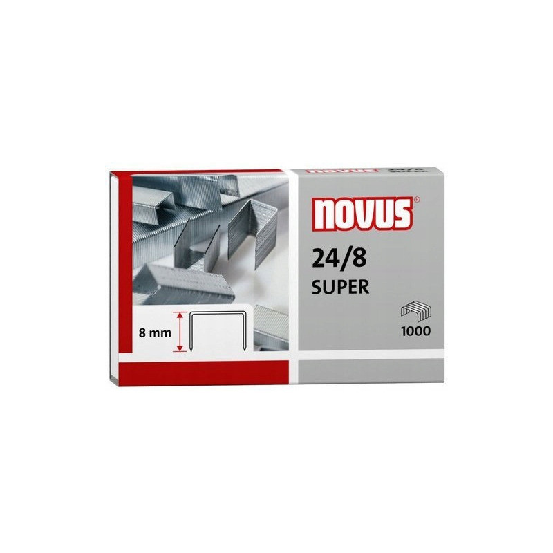 Zszywki 24/8 S NOVUS (1000szt) 040-0038
