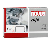 Zszywki 26/6 NOVUS (1000szt) 040-0056