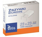 Zszywki biurowe hd 23/23 1000szt. GZ103-A TETIS