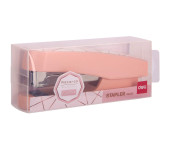 Zszywacz 25 kartek 24/6 26/6 MACARON różowy 0402F PINK DELI