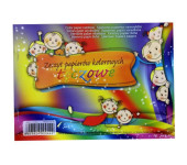 Zeszyt papierów kolorowych tęczowych A5 8k 00792 KRESKA