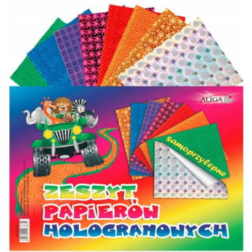 Zeszyt papierów holograficznych samoprzylepny B5 ZPHS-6388 ALIGA Zeszyt papierów holograficznych samoprzylepny B5 ZPHS-6388 ALIGA