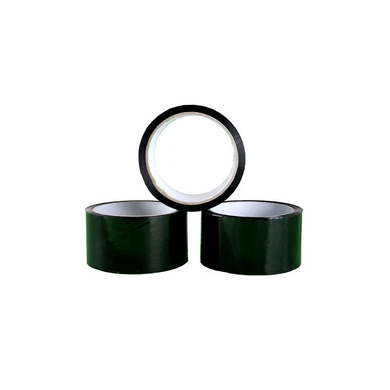 Taśma opak. 48mm 50y acryl czarna 6rolek