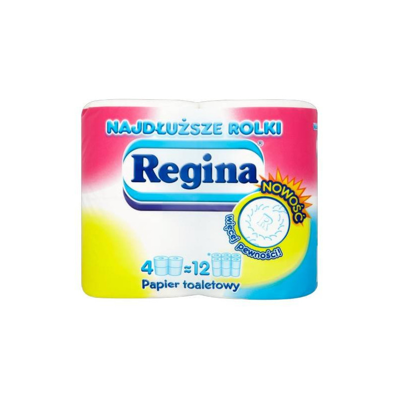 Papier toalet. Regina biały 4 rolki