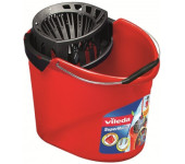 Wiadro + sito Vileda std czerwone 10 L