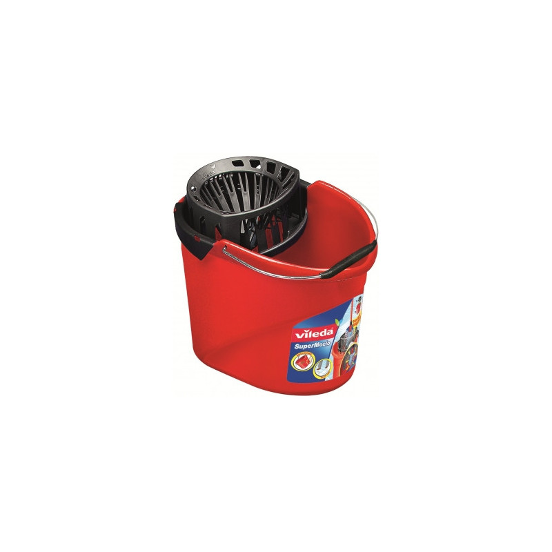 Wiadro + sito Vileda std czerwone 10 L