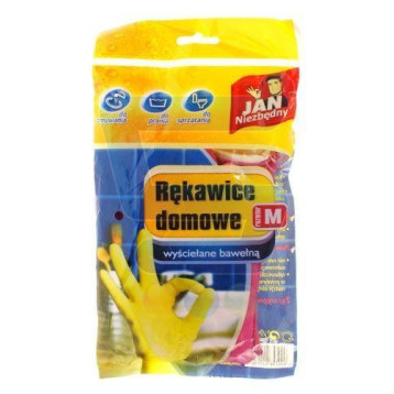 Rękawice sanitarne M, domowe Jan Niezbędny