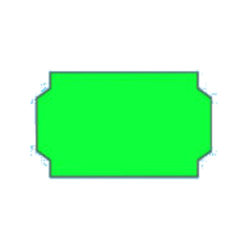Metka CONTACT 32x19 zielona  (100 rolek)