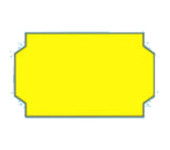 Metka CONTACT 32x19 żółta  (100 rolek)
