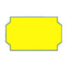 Metka CONTACT 32x19 żółta  (100 rolek)