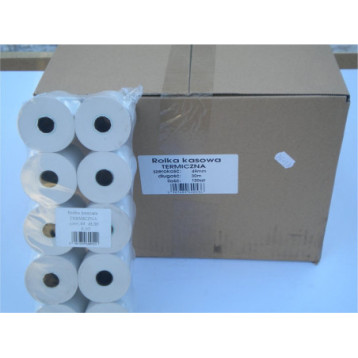 Rolka termiczna 49mm 30mb (10 rolek) Rolka termiczna 49mm 30mb (10 rolek)