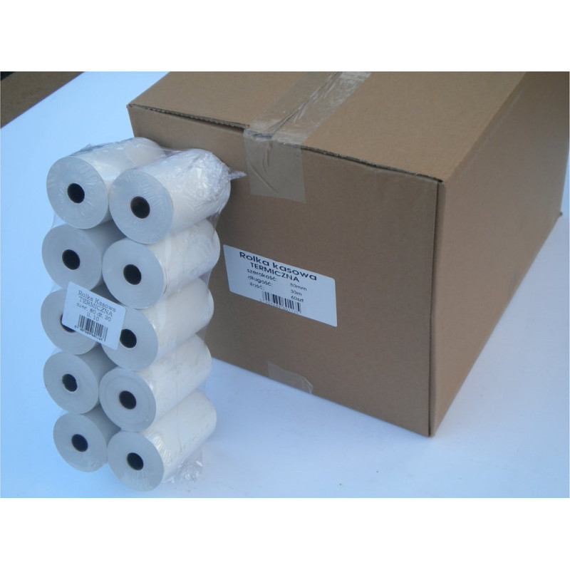 Rolka termiczna  80mm  30mb (90 rolek)