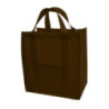 Torba GreenBag GŁADKA ciemno brązowa  (25 sztuk)