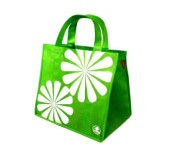 Torba GreenBag KWIATY zielona  (25 sztuk)