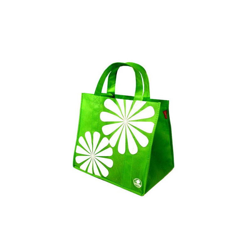 Torba GreenBag KWIATY zielona  (25 sztuk)