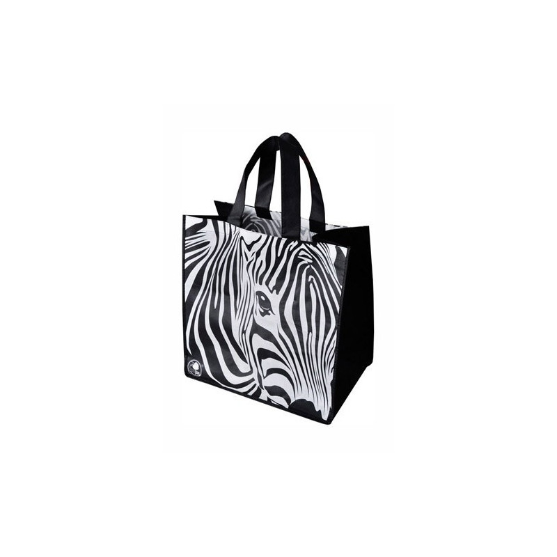 Torba GreenBag S2 ZEBRA czarna  (25 sztuk)