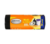 Worki 35l std'50 GROSIK czarnce  (1 rolka)