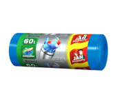 Worki 60l wiązane'20 JN niebieskie  (1 rolka)