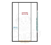 Woreczki foliowe  10/4x30 (18x30)  (1 pakiet)