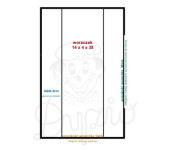 Woreczki foliowe  14/4x38 (22x38)  (1 pakiet)