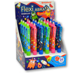 Długopis ścieralny 3 kolorowy FLEXI ABRA 3 COLORS TT8498 niebieski,zielony,czarny PENMATE