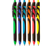 Długopis olejowy ORI 0.7mm mix kol.obudowy wkład niebieski KD912-NM TETIS
