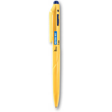 Długopis automatyczny 1mm niebieski, żółta obudowa KD708-NY TETIS Długopis automatyczny 1mm niebieski, żółta obudowa KD708-NY TETIS